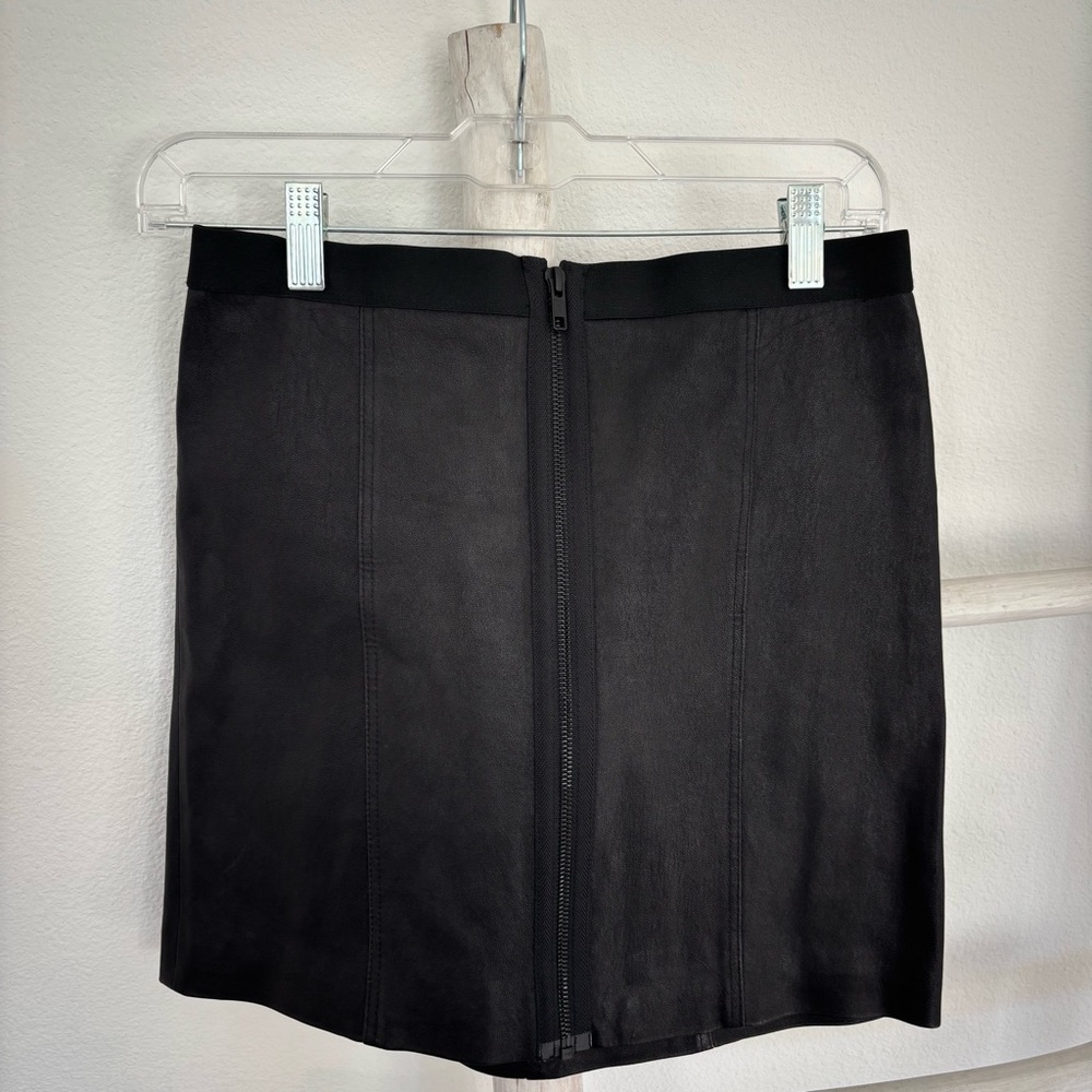 Theory Black Mini Skirt